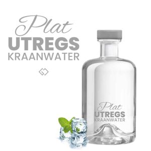 Waterfles 'PLAT UTREGS' kraanwater